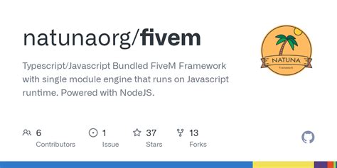 Github Natunaorgfivem Typescriptjavascript Bundled Fivem Framework