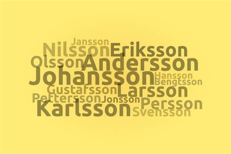 A Complete List of Swedish Last Names + Meanings - FamilyEducation