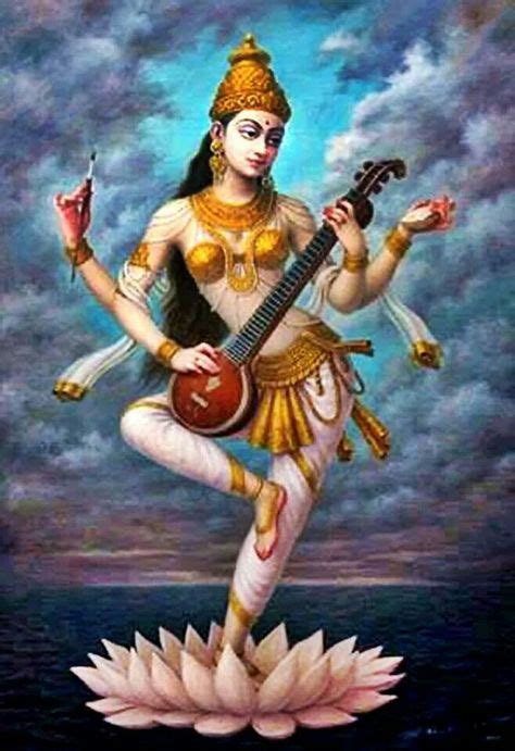 Sarasvati Ideas Gods And Goddesses Saraswati Goddess Deities