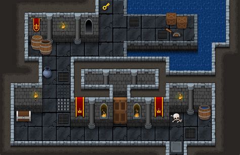 The Dungeon Top Down Tileset By Pzuh