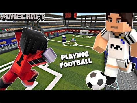 Played Football In Minecraft Youtube