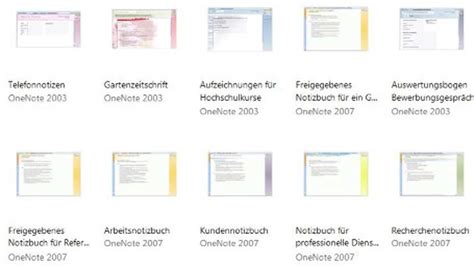 Onenote Vorlagen Projektmanagement