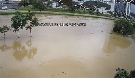 N Vel Do Rio Itaja Mirim Sobe Novamente Na Manh Desta Sexta