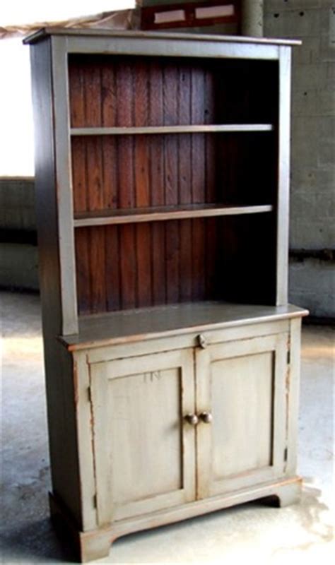 3ft Open Top Pine Hutch Rustic China Cabinets And Hutches Boston