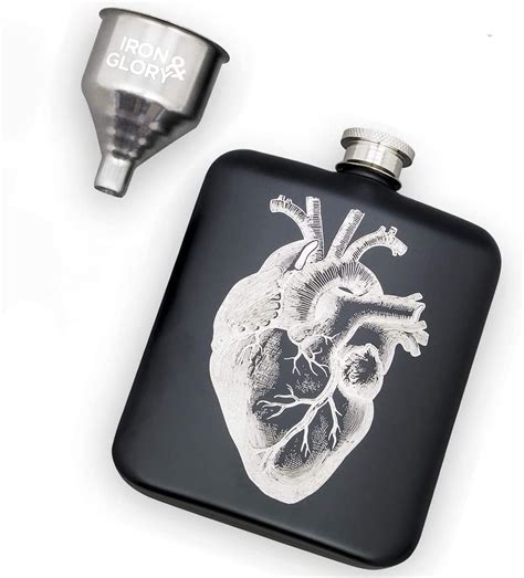 Amazon Iron Glory Hip Flask Flask Funnel Design Flasks