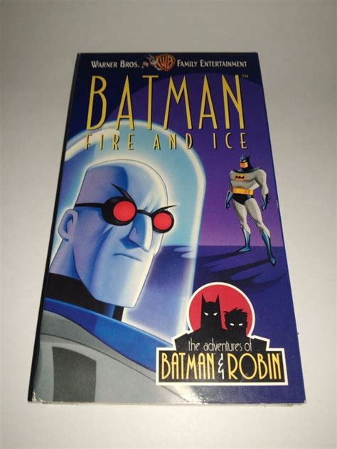 The Adventures Of Batman Robin Fire And Ice Vhs 1997 Vintage