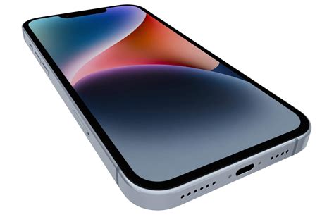 Apple iPhone 14 Blue - 3D Model by Rever_Art