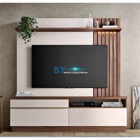 Jual Kabinet Buffet Tv Minimalis Backdrop Tv Bahan Plywood HPL