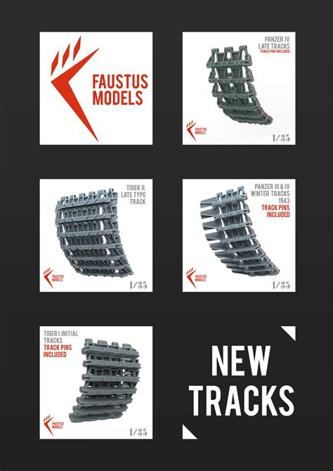 New 3D Printable Tracks Faustus Models Armorama Armorama