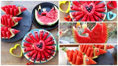 How To Make Watermelon Decoration Watermelon Art Fruit Carving