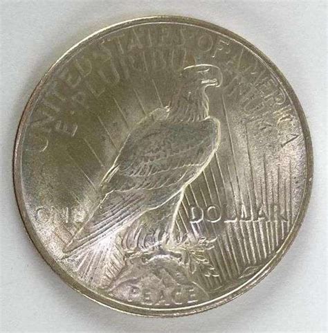 P Peace Silver Dollar Matthew Bullock Auctioneers