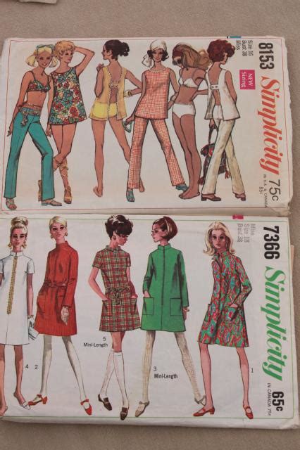 S Vintage Sewing Patterns Retro Dresses Caftans Skimpy Sun Outfit