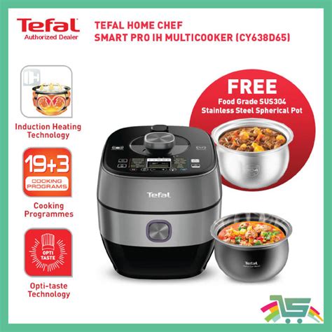 Tefal Home Chef Smart Pro Ih Multicooker Cy D Lazada