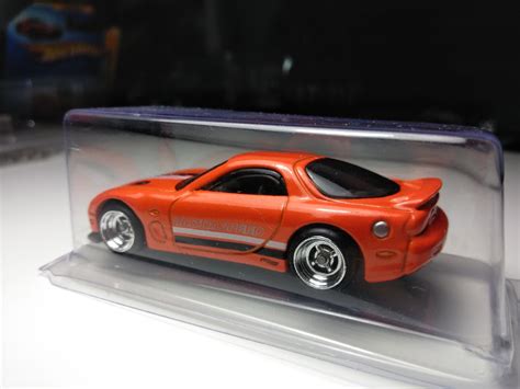 Custom Hot Wheels Mazda RX Orange With Real Riders Etsy