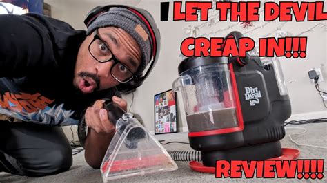 Dirt Devil Portable Carpet Upholstery Spot Cleaner REVIEW YouTube