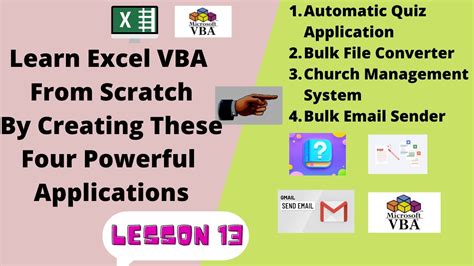 MS Excel VBA Tutorials For Beginners Lesson 13 How To Create A User