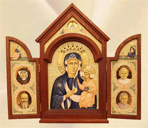 Our Lady Of Czestochowa Triptych — Carmelite Hermitage