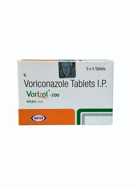 Voriconazole 200mg Vorizol 200mg Tablets At Rs 3628 Stripe In Surat