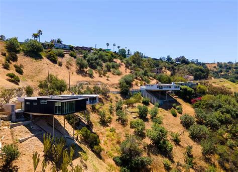 Richard Neutra-designed stilt house looms over the San Fernando Valley in Los Angeles