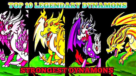 Top 10 Legendary Dynamons In Dynamons World 😍|Dynamons World Strongest ...