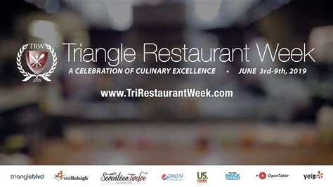 2019 Triangle Restaurant Week June 3 9th 2019 A Celebration Of