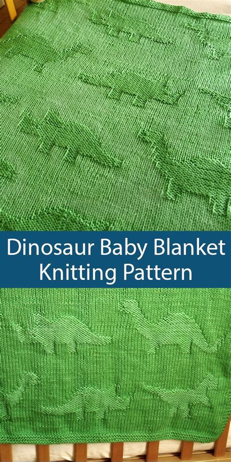 Knitting Pattern for Dinosaur Baby Blanket Örgü desenleri Baby