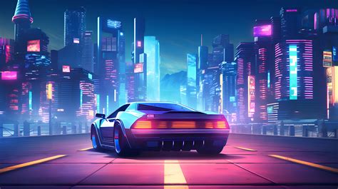 Desktop Wallpaper Desktop Background Cyberpunk City Car Futuristic Laptop Wallpaper Computer ...