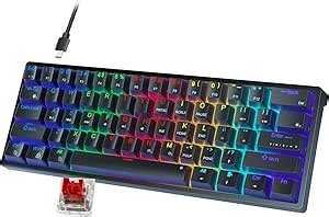 Amazon Aula Percent Wired Mechanical Keyboard Hot Swappable Compact RGB Gaming