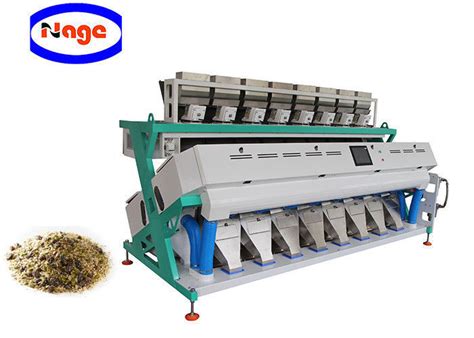 8 Chutes Rice Color Sorter Machine High Sorting Accuracy With Ccd Camera