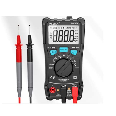 Mestek DM90A Mini Digital Multimeter DC AC Voltage Current Tester