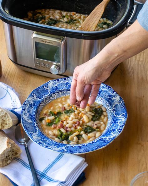 Slow Cooker Creamy White Beans Blue Jean Chef Meredith Laurence