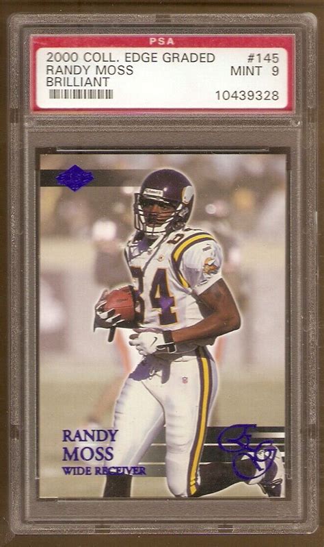 Collector S Edge Graded Randy Moss For Sale Online Ebay