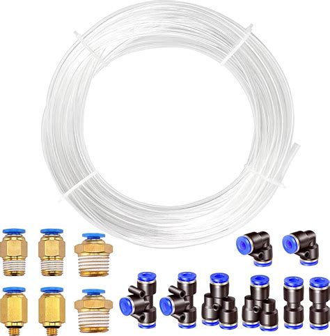 HUAZIZ 8mm OD 5mm ID Aria Pneumatica PU Tubo 10M Tubo Per Aria