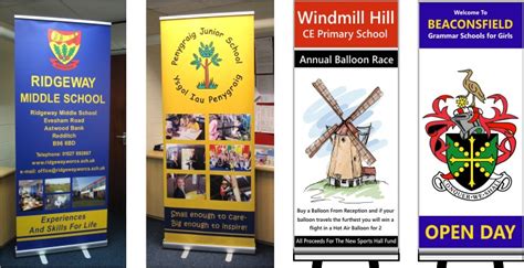 Printed Roller Banners Signs 4 Schools