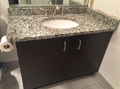 Grey Star Granite Bathroom Vanity - Project Pictures & Details