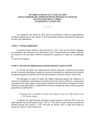 Idcc 650 accord national salaires PDF Téléchargement Gratuit