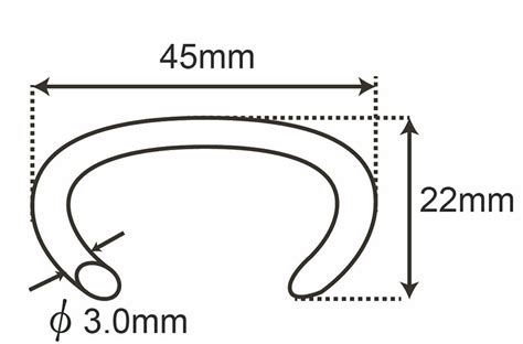 Stainless Steel Hog Rings 11ga C45 1 12 Crown Kya Fasteners