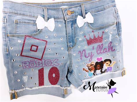 Roblox Shorts Set Roblox Denim Set Roblox Birthday | Etsy