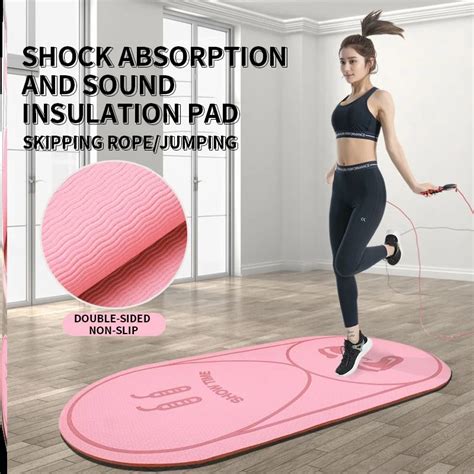 Rope Skipping Yoga Tpe Mat Sports Cushion Mute Fitness Dancing Sound