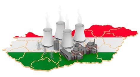 Premium Photo Nuclear Power Stations In Hungary 3d Rendering