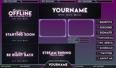 Design Professional Twitch Overlay Logo And Animation By Chtalha99