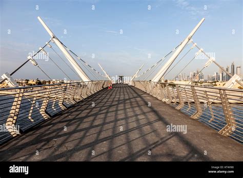 dubai water canal bridge,uae Stock Photo - Alamy