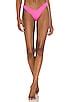 Vdm Stevie Reversible Bikini Bottom In Neon Pink Wave Neon Pink Revolve