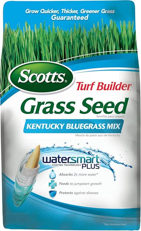 Scotts 18269 Turf Builder Kentucky Blue Mix Grass Seed 4 Pack 7 Lb Garden