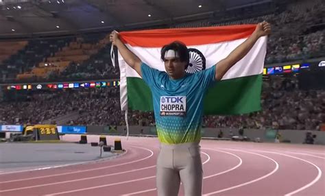 World Athletics Championships 2023 में नीरज चोपड़ा ने रचा इतिहास भाला