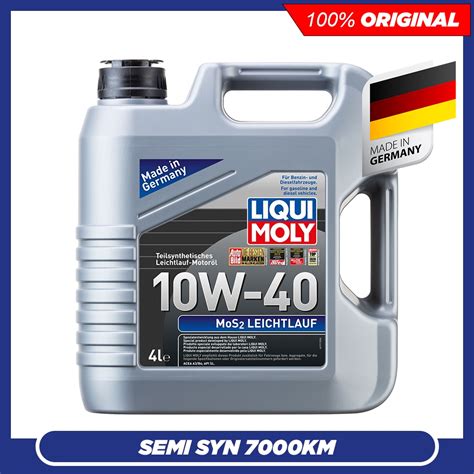 Liqui Moly Mos Leichtlauf W Semi Synthetic Engine Oil L