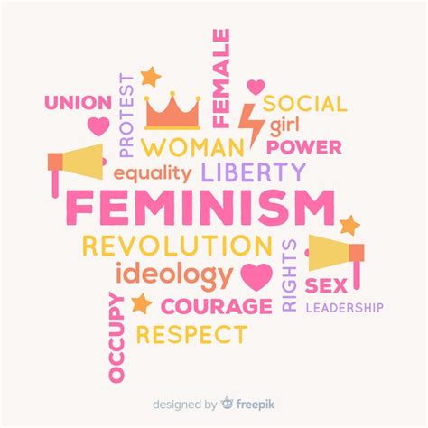 Free Vector | Modern feminism concept with flat design