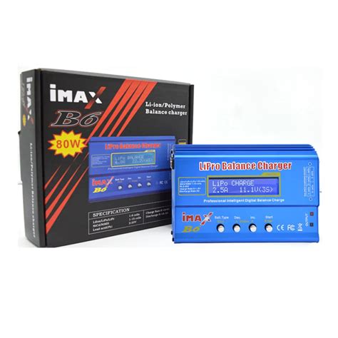 IMAX B6 80W Battery Charger Lipo NiMh Li Ion Ni Cd Digital RC IMAX B6