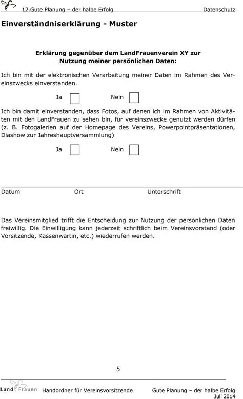 Datenschutz Formular Muster