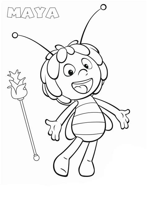 Dibujos De Abeja Maya Para Colorear 90 Dibujos Para Colorear